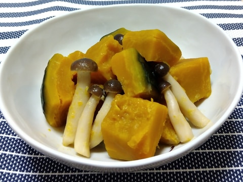 かぼちゃとしめじのミルク煮